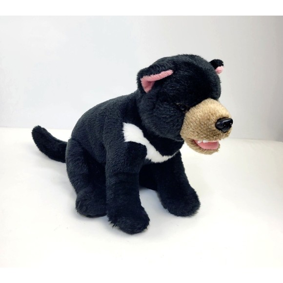 Korimco Dizzy Tasmanian Devil Plush Realistic With Open Mouth and Teeth 10" - Picture 5 of 12